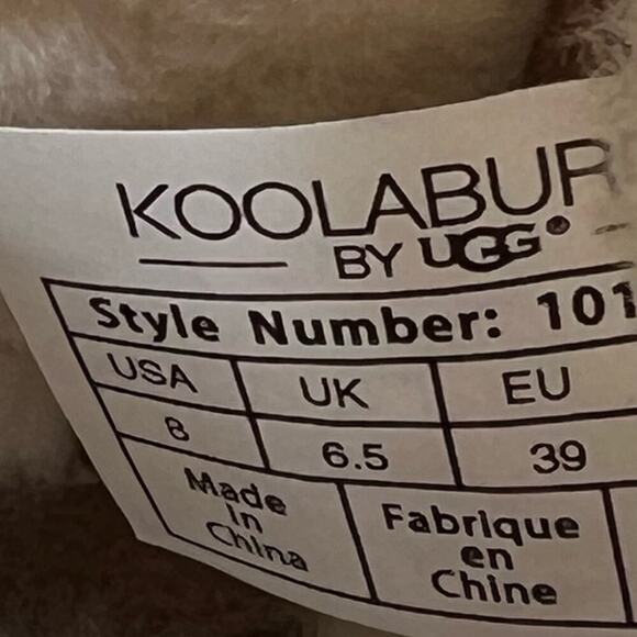 UGG by Koolaburra Shearling Ankle Boots Womens Size 8 - Picture 11 of 15